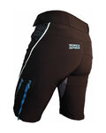 HAVEN Cycling shorts without bib - SINGLETRAIL LADY - black/blue