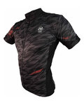 HAVEN Cycling short sleeve jersey - SKINFIT - black/red