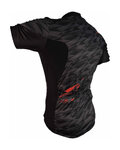 HAVEN Cycling short sleeve jersey - SKINFIT - black/red