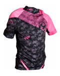 HAVEN Cycling short sleeve jersey - SINGLETRAIL KID - black/pink