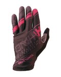 HAVEN Cycling long-finger gloves - HAVEN PENNUTO LONG - black/pink