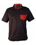 HAVEN shirt - AGNESS SLIMFIT - black/red