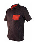 HAVEN shirt - AGNESS SLIMFIT - black/red