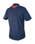 HAVEN shirt - AGNESS SLIMFIT - blue/orange