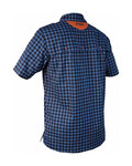 HAVEN shirt - AGNESS SLIMFIT - blue/orange