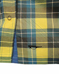 HAVEN shirt - AGNESS SLIMFIT - blue/yellow