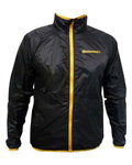 HAVEN Cycling windproof jacket - FEATHERLITE CONTINENTAL - black/orange
