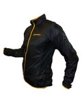 HAVEN Cycling windproof jacket - FEATHERLITE CONTINENTAL - black/orange