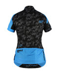 HAVEN Cycling short sleeve jersey - SINGLETRAIL WOMEN - black/blue