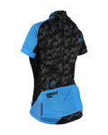 HAVEN Cycling short sleeve jersey - SINGLETRAIL WOMEN - black/blue