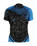 HAVEN Cycling short sleeve jersey - SINGLETRAIL - black/blue