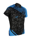 HAVEN Cycling short sleeve jersey - SINGLETRAIL - black/blue