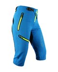 HAVEN Cycling shorts without bib - 3/4 ENERGY THREEQ - blue/yellow