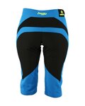 HAVEN Cycling shorts without bib - 3/4 ENERGY THREEQ - blue/yellow