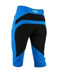 HAVEN Cycling shorts without bib - 3/4 ENERGY THREEQ - blue/yellow
