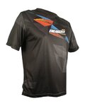 HAVEN Cycling short sleeve jersey - ENERGIZER CRAZY SHORT - black/red/blue