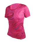 HAVEN Cycling short sleeve jersey - ENERGY CRAZY SHORT - pink