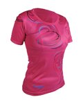 HAVEN Cycling short sleeve jersey - ENERGY CRAZY SHORT - pink