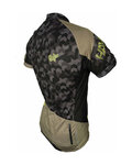 HAVEN Cycling short sleeve jersey - SINGLETRAIL - green/yellow
