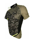 HAVEN Cycling short sleeve jersey - SINGLETRAIL - green/yellow