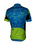 HAVEN Cycling short sleeve jersey - SINGLETRAIL KID - blue/green