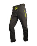 HAVEN Cycling long trousers withot bib - POLARTIS - black/green