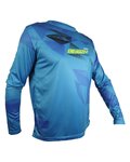 HAVEN Cycling summer long sleeve jersey - ENERGIZER CRAZY LONG - blue