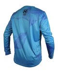 HAVEN Cycling summer long sleeve jersey - ENERGIZER CRAZY LONG - blue