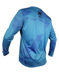 HAVEN Cycling summer long sleeve jersey - ENERGIZER CRAZY LONG - blue