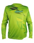 HAVEN Cycling summer long sleeve jersey - ENERGIZER CRAZY LONG - green