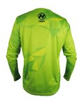 HAVEN Cycling summer long sleeve jersey - ENERGIZER CRAZY LONG - green