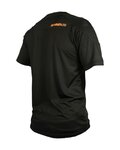 HAVEN Cycling short sleeve jersey - ENERGIZER - black/orange