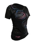 HAVEN Cycling short sleeve jersey - ENERGY CRAZY SHORT - black