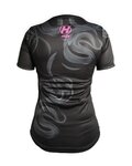 HAVEN Cycling short sleeve jersey - ENERGY CRAZY SHORT - black