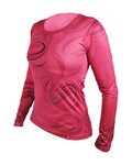 HAVEN Cycling summer long sleeve jersey - ENERGY CRAZY LONG - pink