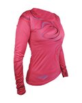 HAVEN Cycling summer long sleeve jersey - ENERGY CRAZY LONG - pink