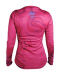 HAVEN Cycling summer long sleeve jersey - ENERGY CRAZY LONG - pink