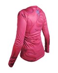 HAVEN Cycling summer long sleeve jersey - ENERGY CRAZY LONG - pink