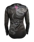 HAVEN Cycling summer long sleeve jersey - ENERGY CRAZY LONG - black