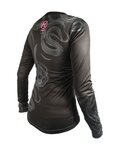 HAVEN Cycling summer long sleeve jersey - ENERGY CRAZY LONG - black