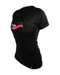 HAVEN Cycling short sleeve jersey - ENERGY SHORT - black/pink