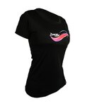 HAVEN Cycling short sleeve jersey - ENERGY SHORT - black/pink