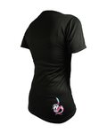 HAVEN Cycling short sleeve jersey - ENERGY SHORT - black/pink