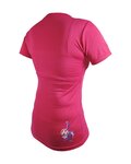 HAVEN Cycling short sleeve jersey - ENERGY SHORT - pink