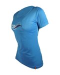 HAVEN Cycling short sleeve jersey - ENERGY SHORT - blue
