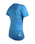 HAVEN Cycling short sleeve jersey - ENERGY SHORT - blue