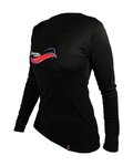 HAVEN Cycling summer long sleeve jersey - ENERGY LONG - black/pink