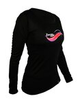 HAVEN Cycling summer long sleeve jersey - ENERGY LONG - black/pink