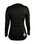 HAVEN Cycling summer long sleeve jersey - ENERGY LONG - black/pink