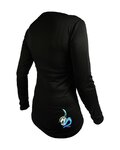 HAVEN Cycling summer long sleeve jersey - ENERGY LONG - black/blue
